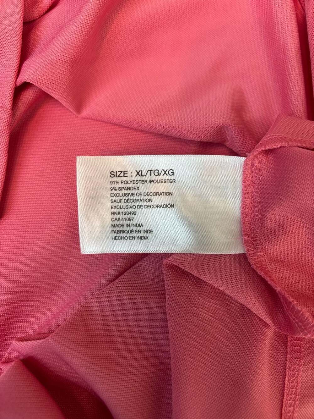 Greg Norman PlayDry Pink Sleeveless Golf Polo Shirt XL - Picture 4 of 9